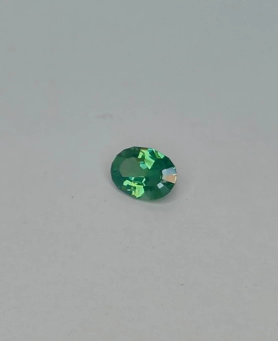 3.32ct Natural Green Zircon Oval Cut Loose Gemstone From Cambodia — view 2
